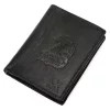  Pánska kožená peňaženka Money Kepper CDD 5601 EAGLE čierna, motív orla 10 × 13 × 2,5 cm