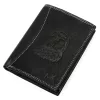  Pánska kožená peňaženka Money Kepper CDD 5601 EAGLE čierna, motív orla 10 × 13 × 2,5 cm