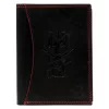  Pánska kožená peňaženka Money Kepper CDD 5601 REBEL VINTAGE čierno-červená 10 x 13 x 2,5 cm