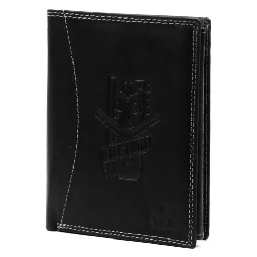  Pánska kožená peňaženka Money Kepper CDD 5601 REBEL VINTAGE čierna 10 x 13 x 2,5 cm