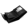  Pánska kožená peňaženka Money Kepper CDD 5601B WILD WEST čierna 10,5 x 13 x 2,5 cm