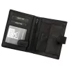  Pánska kožená peňaženka Money Kepper CDD 5601B WILD WEST čierna 10,5 x 13 x 2,5 cm