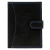  Pánska kožená peňaženka Money Kepper CDD 5601B WILD WEST čierna 10,5 x 13 x 2,5 cm