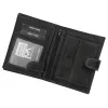  Pánska kožená peňaženka Money Kepper CDD 5601B WILD WEST čierna 10,5 x 13 x 2,5 cm