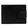  Pánska kožená peňaženka Money Kepper SN5130B MCN RFID čierna 11,5 x 8,5 x 2,5 cm