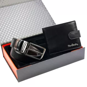    Darčeková sada pánskej koženej peňaženky Pierre Cardin ZG-202-BN 125 cm