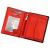  Pánska kožená peňaženka Money Kepper SN5601 RFID čierno-červená 10 x 12,5 x 2,5 cm