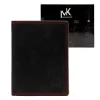  Pánska kožená peňaženka Money Kepper SN5601 RFID čierno-červená 10 x 12,5 x 2,5 cm