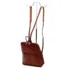  Dámsky hnedý hovädzí kožený batoh Voyager 517 DOLLARO 23 x 27 x 8 cm