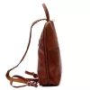  Dámsky hnedý hovädzí kožený batoh Voyager 517 DOLLARO 23 x 27 x 8 cm