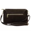  Dámska hnedá crossbody kabelka Luka 26-057 z semišovej kože 25 x 16 x 8 cm