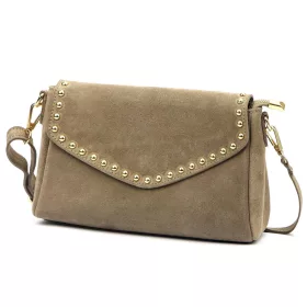   Dámska crossbody kabelka Luka 26-057 zo semišovej kože 25 x 16 x 8 cm
