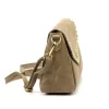  Dámska crossbody kabelka Luka 26-057 zo semišovej kože 25 x 16 x 8 cm