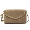  Dámska crossbody kabelka Luka 26-057 zo semišovej kože 25 x 16 x 8 cm