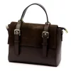  Dámska kožená kabelka Luka 26-056 hnedá, crossbody 26 x 19 x 11 cm