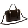  Dámska kožená kabelka Luka 26-056 hnedá, crossbody 26 x 19 x 11 cm