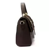  Dámska kožená kabelka Luka 26-056 hnedá, crossbody 26 x 19 x 11 cm