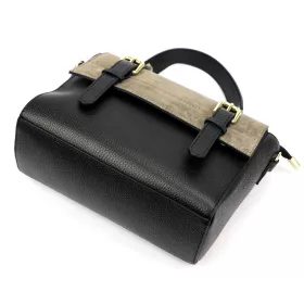    Dámska kožená kabelka Luka 26-056 v béžovej farbe, crossbody, 26 x 19 x 11 cm