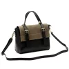  Dámska kožená kabelka Luka 26-056 v béžovej farbe, crossbody, 26 x 19 x 11 cm