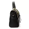  Dámska kožená kabelka Luka 26-056 v béžovej farbe, crossbody, 26 x 19 x 11 cm