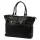  Dámska kožená kabelka Luka 26-053 DOLLARO čierna 42 x 26 x 16 cm