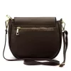  Luka 26-040 DOLLARO hnedá dámska kožená crossbody kabelka 23 x 20 x 10 cm