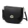  Dámska kožená crossbody kabelka Luka 26-040 DOLLARO čierna 23 x 20 x 10 cm
