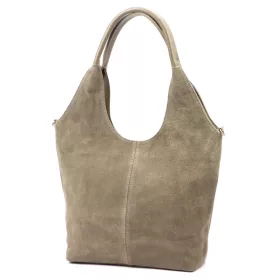    Dámska kožená kabelka cez rameno Luka 26-013 v béžovej farbe, bočná taška 39 x 33 x 12 cm