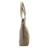  Dámska kožená kabelka cez rameno Luka 26-013 v béžovej farbe, bočná taška 39 x 33 x 12 cm