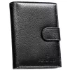  Pánska kožená peňaženka Peterson PTN N4L-SPDM čierna