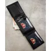  Pánska kožená peňaženka Peterson PTN N992-SPDM čierna 12,5 x 9,5 x 2 cm