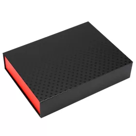    Pánska darčeková sada z hovädzej kože Pierre Cardin ZG-BO-04 v čiernej farbe 25,5 x 19 x 6 cm