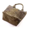  Dámska kabelka cez rameno Luka 26-026 CROCO taupe z kože s krokodílím vzorom, shopper 40 x 36 x 19 cm