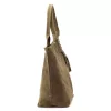  Dámska kožená taška cez rameno Luka 26-026 v béžovej farbe, shopper, 40 x 35 x 18 cm