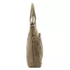  Dámska semišová kožená kabelka Luka 26-066 v béžovej farbe, crossbody, 36 x 32 x 10 cm