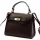  Luka 19-17 MN DOLLARO hnedá dámska kožená kabelka, crossbody 23 x 19 x 12,5 cm