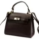  Luka 19-17 MN DOLLARO hnedá dámska kožená kabelka, crossbody 23 x 19 x 12,5 cm