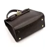  Luka 19-17 MN DOLLARO hnedá dámska kožená kabelka, crossbody 23 x 19 x 12,5 cm