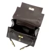  Luka 19-17 MN DOLLARO hnedá dámska kožená kabelka, crossbody 23 x 19 x 12,5 cm