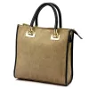  Dámska kožená kabelka Luka 26-073 béžovej farby 30 x 29 x 13 cm