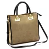  Dámska kožená kabelka Luka 26-073 béžovej farby 30 x 29 x 13 cm