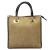  Dámska kožená kabelka Luka 26-073 béžovej farby 30 x 29 x 13 cm