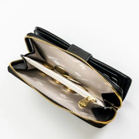    Dámska kožená peňaženka Peterson PTN PS116-MLF čierna 16 x 11 x 4 cm, RFID