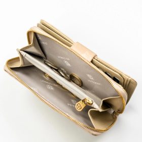    Dámska kožená peňaženka Peterson PTN PS116-MLF béžovej farby 16 x 11 x 4 cm, RFID