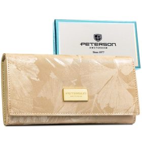    Dámska peňaženka Peterson PTN PS122-MLF RFID béžová 18,5 x 9,5 x 3 cm