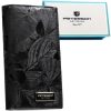  Dámska kožená peňaženka Peterson PTN PS1431-MLF čierna 20 x 10 x 3 cm