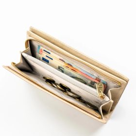    Dámska kožená peňaženka Peterson PTN PS1431-MLF béžovej farby 20 x 10 x 3 cm