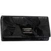  Dámska kožená peňaženka Peterson PTN PS401-MLF veľká čierna 18,5 x 9,5 x 2,5 cm, RFID