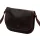 Dámska kožená crossbody kabelka Florence 2005 tmavohnedej farby, 25 x 20 x 8 cm