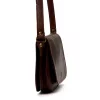  Dámska kožená crossbody kabelka Florence 2005 tmavohnedej farby, 25 x 20 x 8 cm